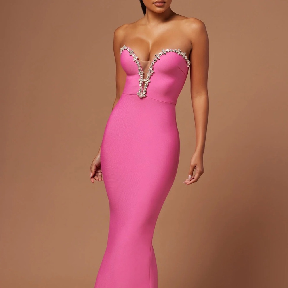 Pink gown new with tags